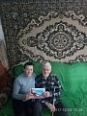 Поздравление с 90-летием жителя  с. Новая Красавка, труженика тыла Дмитрия Петровича Косяка  